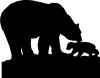 polar bear w cub doorstop_14.25Hx18W.jpg (79589 bytes)