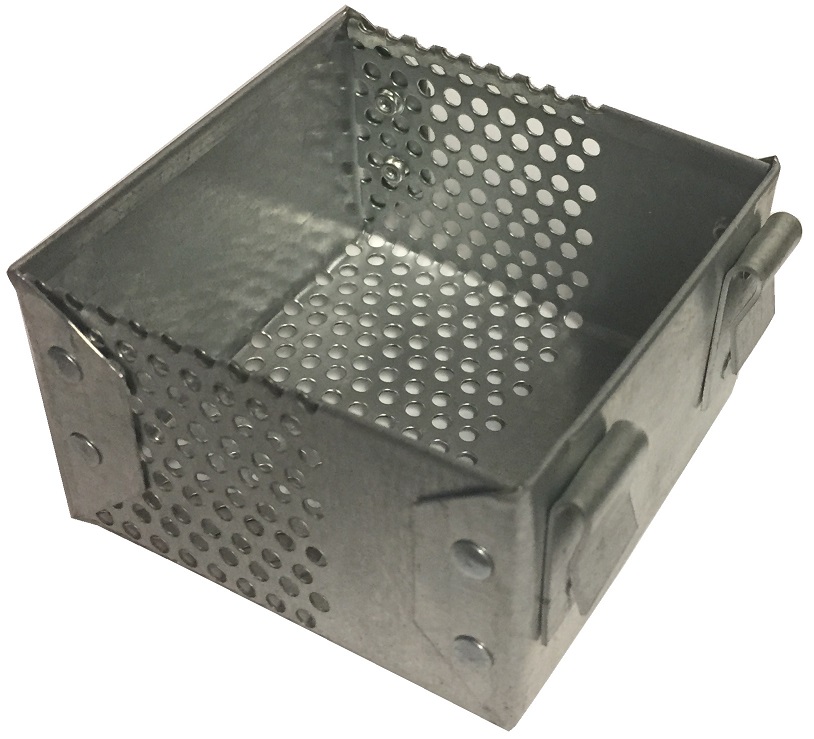 All Things Bunnies Galvanized Perforated Box Feeder 