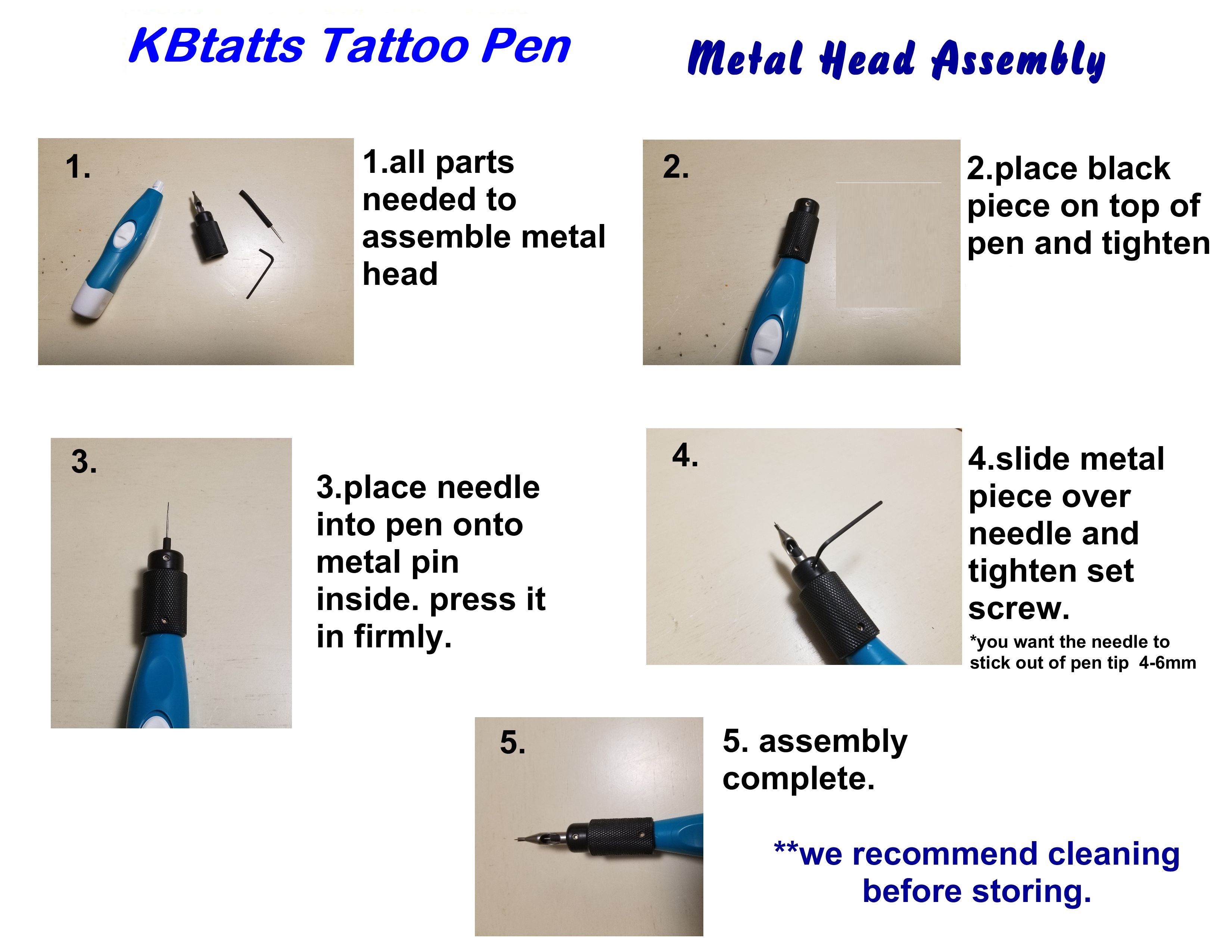 rabbit tattoo pen kit